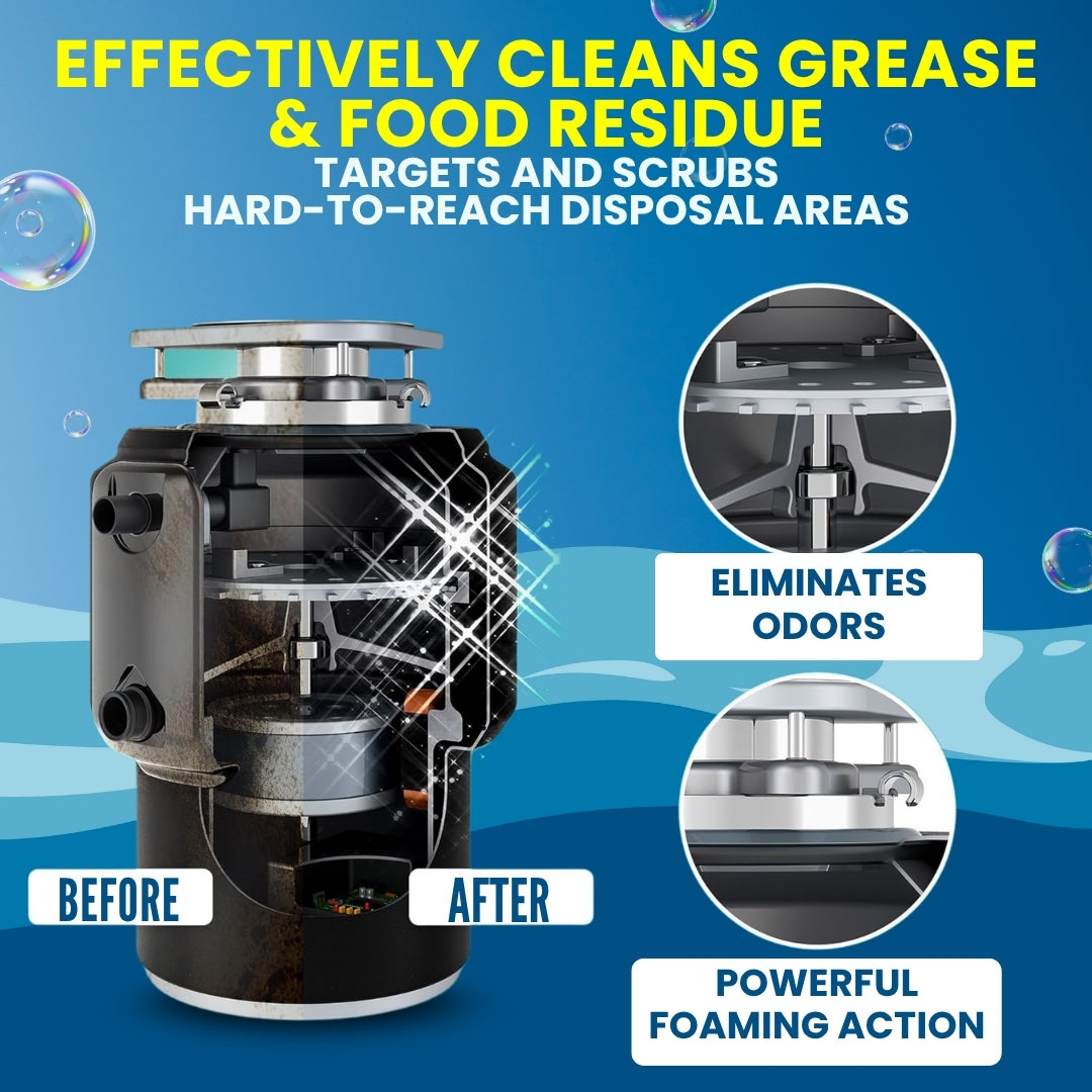 LemonBlast Yellow Bubble Tablets – Odor Eliminator + Blockage Remover ( BUY 1 GET 1 FREE )